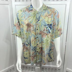 Kona Kai Trading Co Mens Hawaiian Shirt Aloha Luau Floral Print Size XL